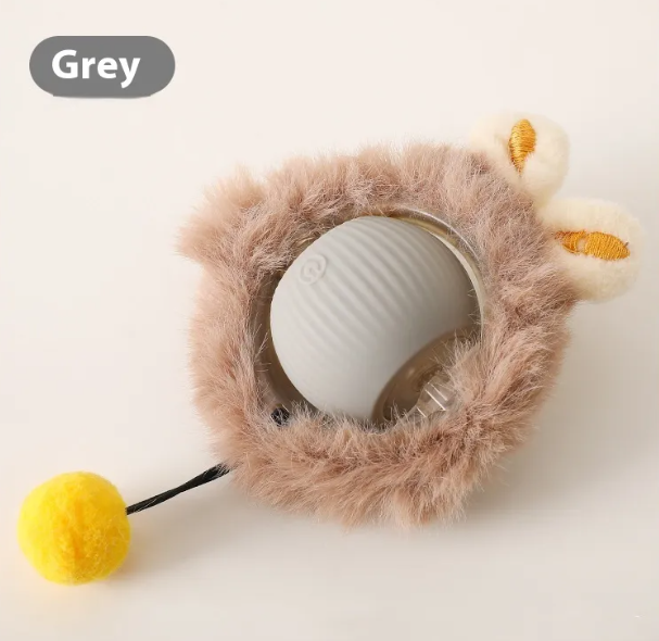 PurrPlay Self-Rolling Cat Toy Ball – Interactive, Motion-Activated Fun