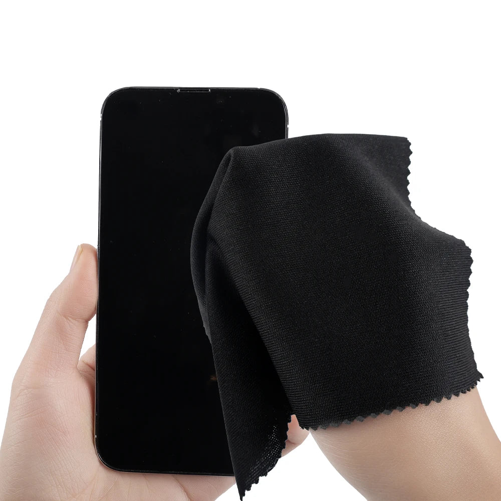 CrystalClear Microfiber Cleaning Cloths – 10-Pack, Streak-Free for Screens & Lenses