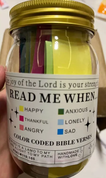 Bible Verses in a Jar – 90 Scripture Cards for Daily Encouragement & Reflection