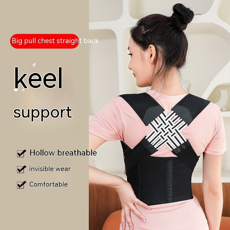Posture Corrector Back Brace – Adjustable, Breathable, Sizes S–XXXL