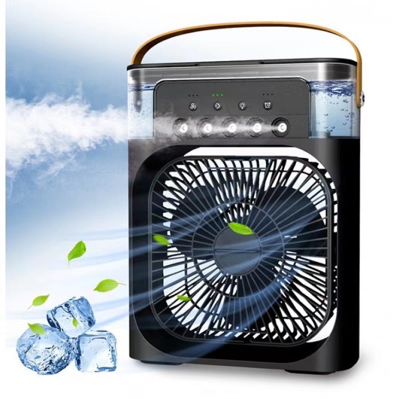 Portable 3-in-1 Air Cooler Fan – Mini AC with Humidifier & LED Night Light