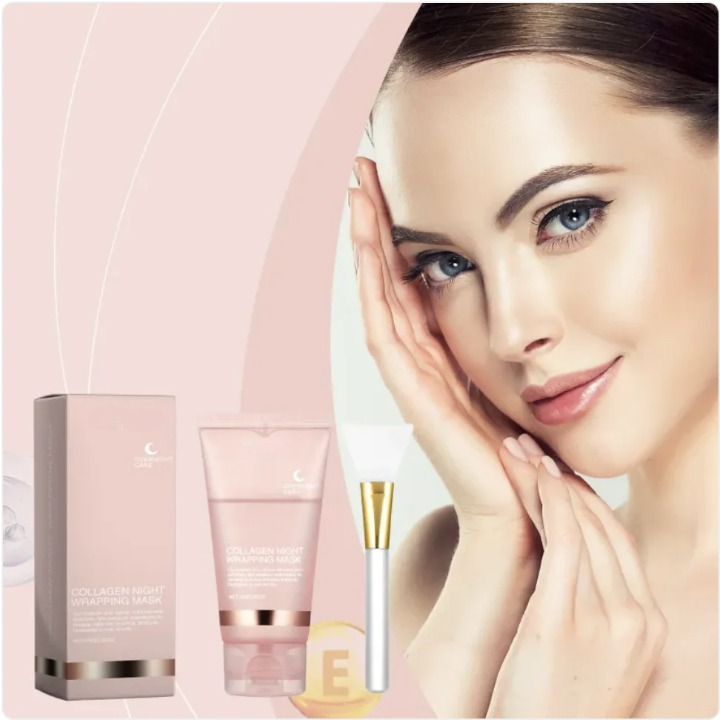 Collagen Deep Cleansing Peel-Off Mask – 75g with Brush | Hydrating & Purifying