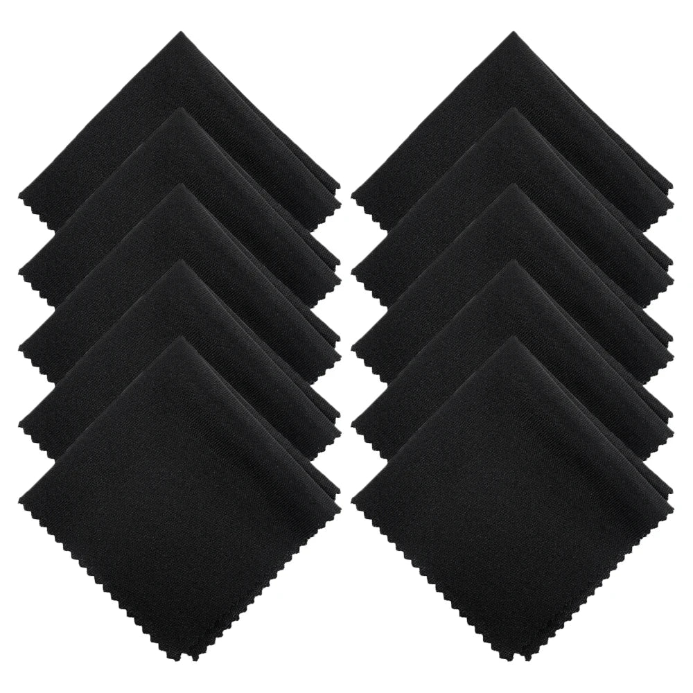 CrystalClear Microfiber Cleaning Cloths – 10-Pack, Streak-Free for Screens & Lenses