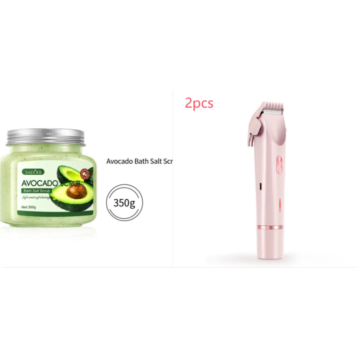 Women’s 2-in-1 Electric Shaver & Hair Remover – USB Rechargeable, Fully Washable