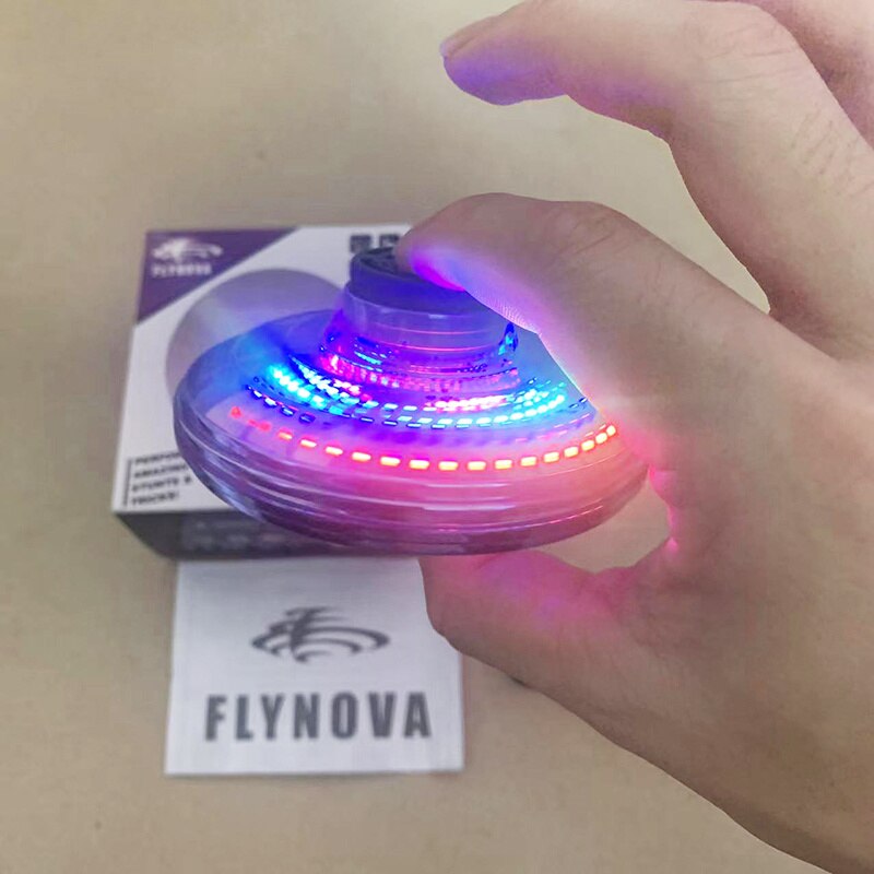 Flynova Mini UFO Spinner – LED Flying Toy for Kids & Adults | Indoor & Outdoor