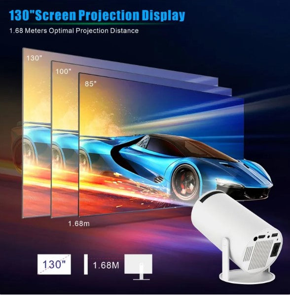 HY300 Pro HD Projector – Home Cinema, Gaming & Presentations | Portable