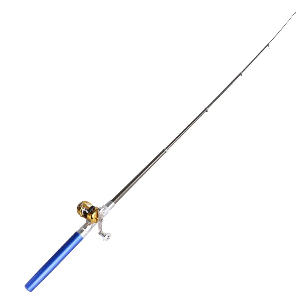 Mini Pocket Fishing Rod – Portable, Durable Aluminium | 95cm, 190m Line Capacity