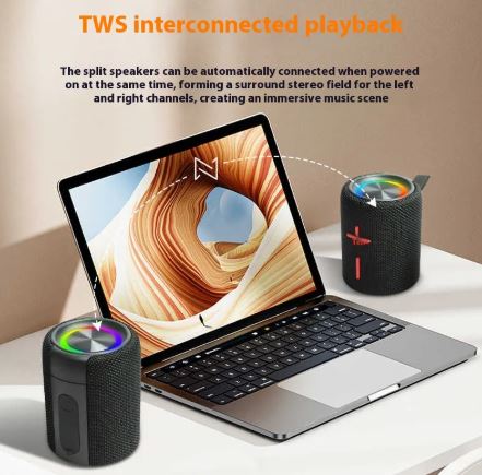 Magnetic Split Bluetooth Speaker – Hi-Fi Subwoofer, TWS, 4000mAh Battery