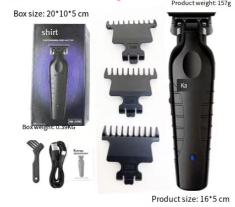 Kemei Professional Hair Clipper – Titanium Blade, Cordless, Home & Salon Use