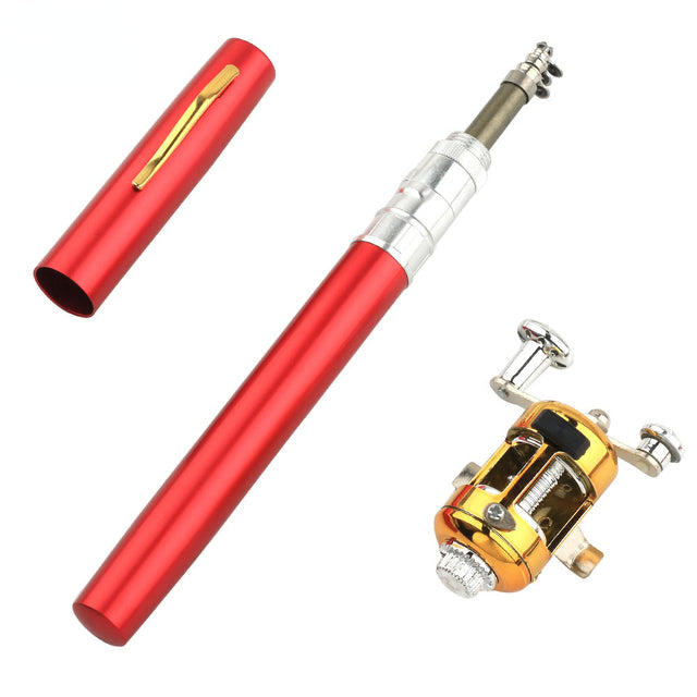 Mini Pocket Fishing Rod – Portable, Durable Aluminium | 95cm, 190m Line Capacity