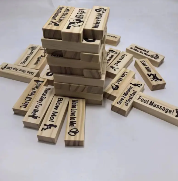LoveStack Couples Game – Romantic Block-Stacking Date Night Fun