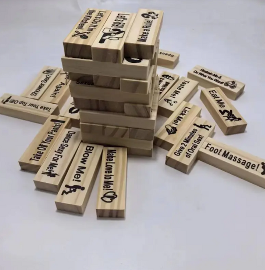 LoveStack Couples Game – Romantic Block-Stacking Date Night Fun