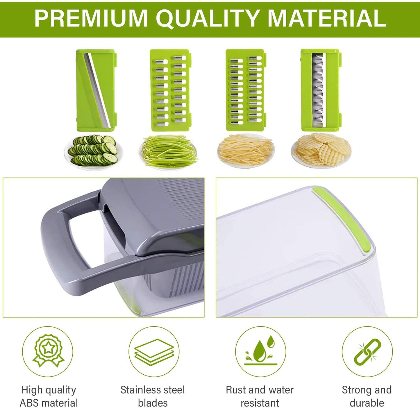 Vegetable Chopper & Dicer – Multi-Function Kitchen Tool for Fast, Uniform Cuts