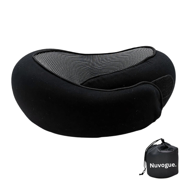 SkySoothe Travel Neck Pillow – Ergonomic Support for Flights, Trains & Long Journeys