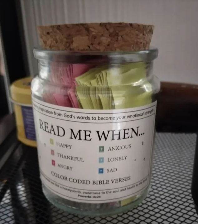 Bible Verses in a Jar – 90 Scripture Cards for Daily Encouragement & Reflection