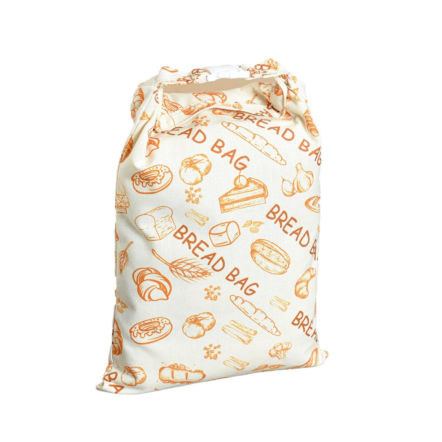 Cotton Linen Bread Bag – Reusable, Breathable Storage for Sourdough & Loaves