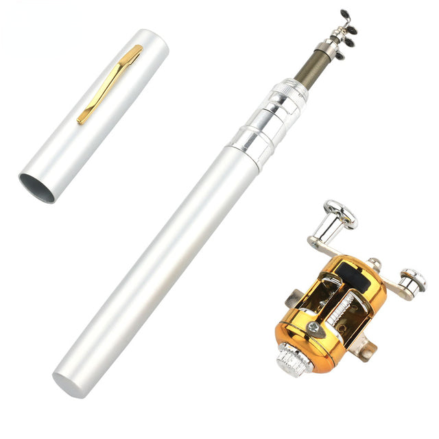 Mini Pocket Fishing Rod – Portable, Durable Aluminium | 95cm, 190m Line Capacity