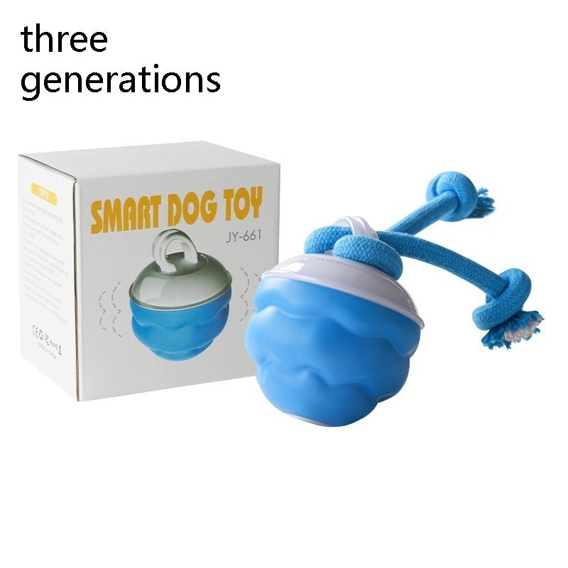Interactive USB Rechargeable Rolling Ball Toy for Dogs & Puppies