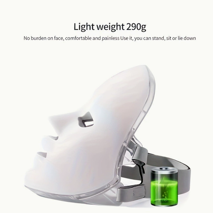 LED Light Therapy Face Mask – 7 Colour Nano Spray Skin Rejuvenation Device