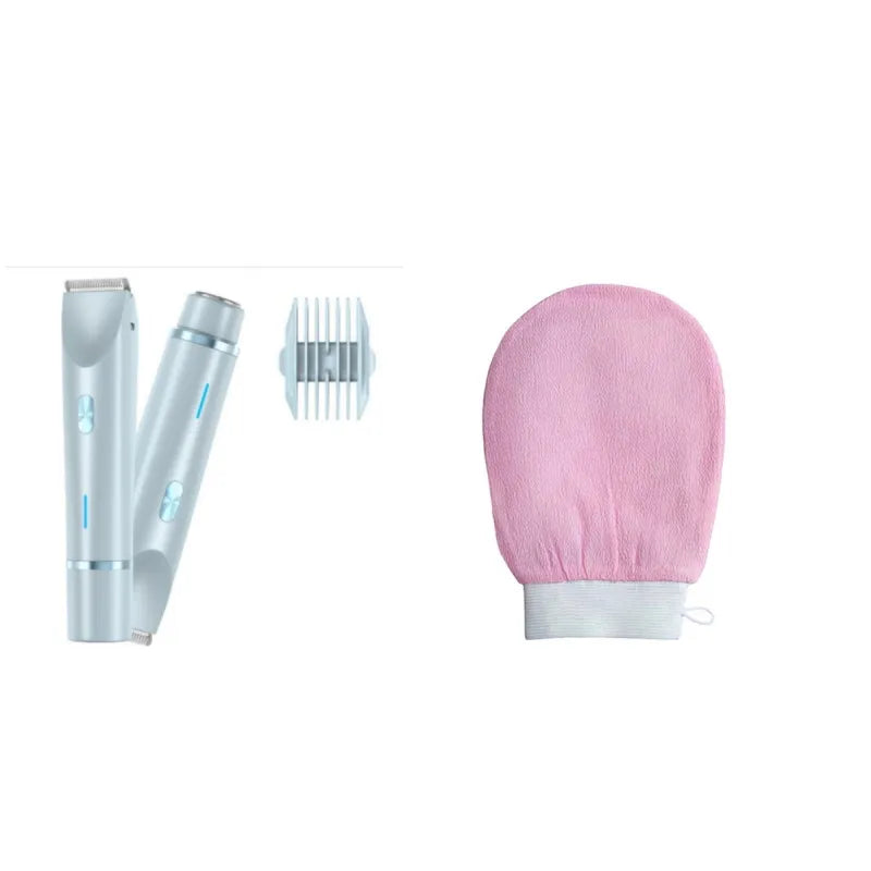 Women’s 2-in-1 Electric Shaver & Hair Remover – USB Rechargeable, Fully Washable
