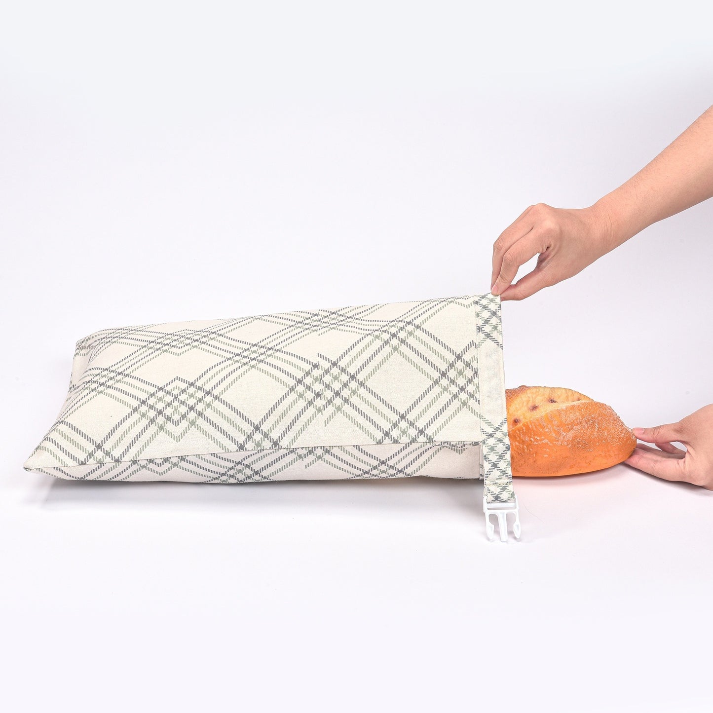 Cotton Linen Bread Bag – Reusable, Breathable Storage for Sourdough & Loaves