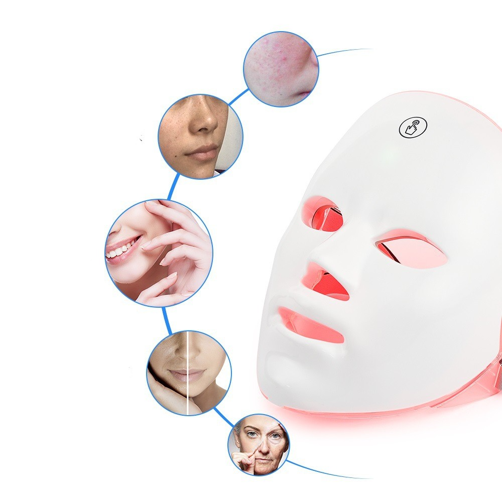 LED Light Therapy Face Mask – 7 Colour Nano Spray Skin Rejuvenation Device