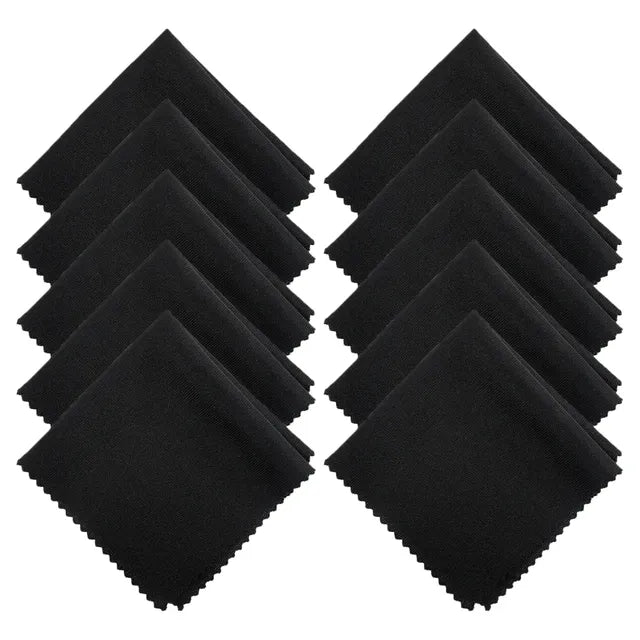 CrystalClear Microfiber Cleaning Cloths – 10-Pack, Streak-Free for Screens & Lenses