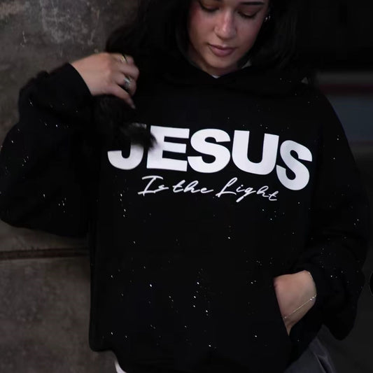 3D Print Pullover Hoodie – Loose Fit, Round Neck, Multiple Sizes & Styles