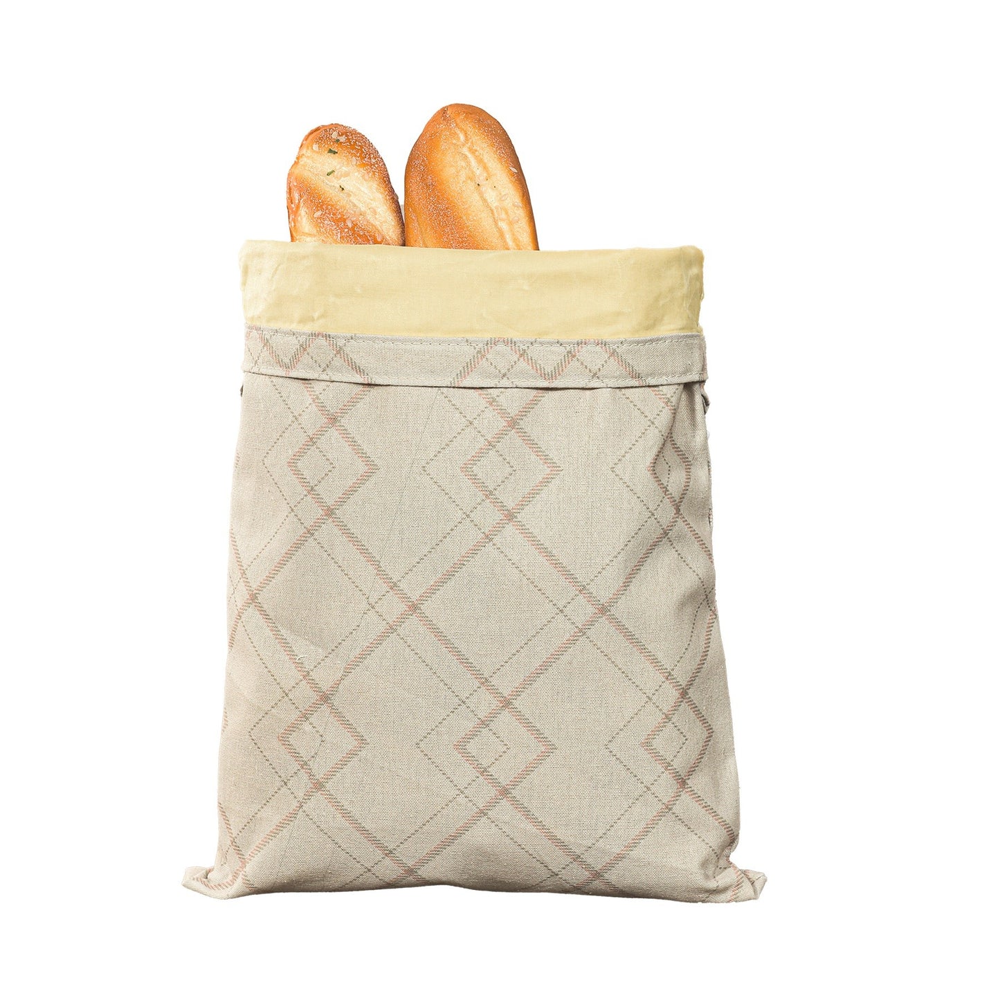 Cotton Linen Bread Bag – Reusable, Breathable Storage for Sourdough & Loaves