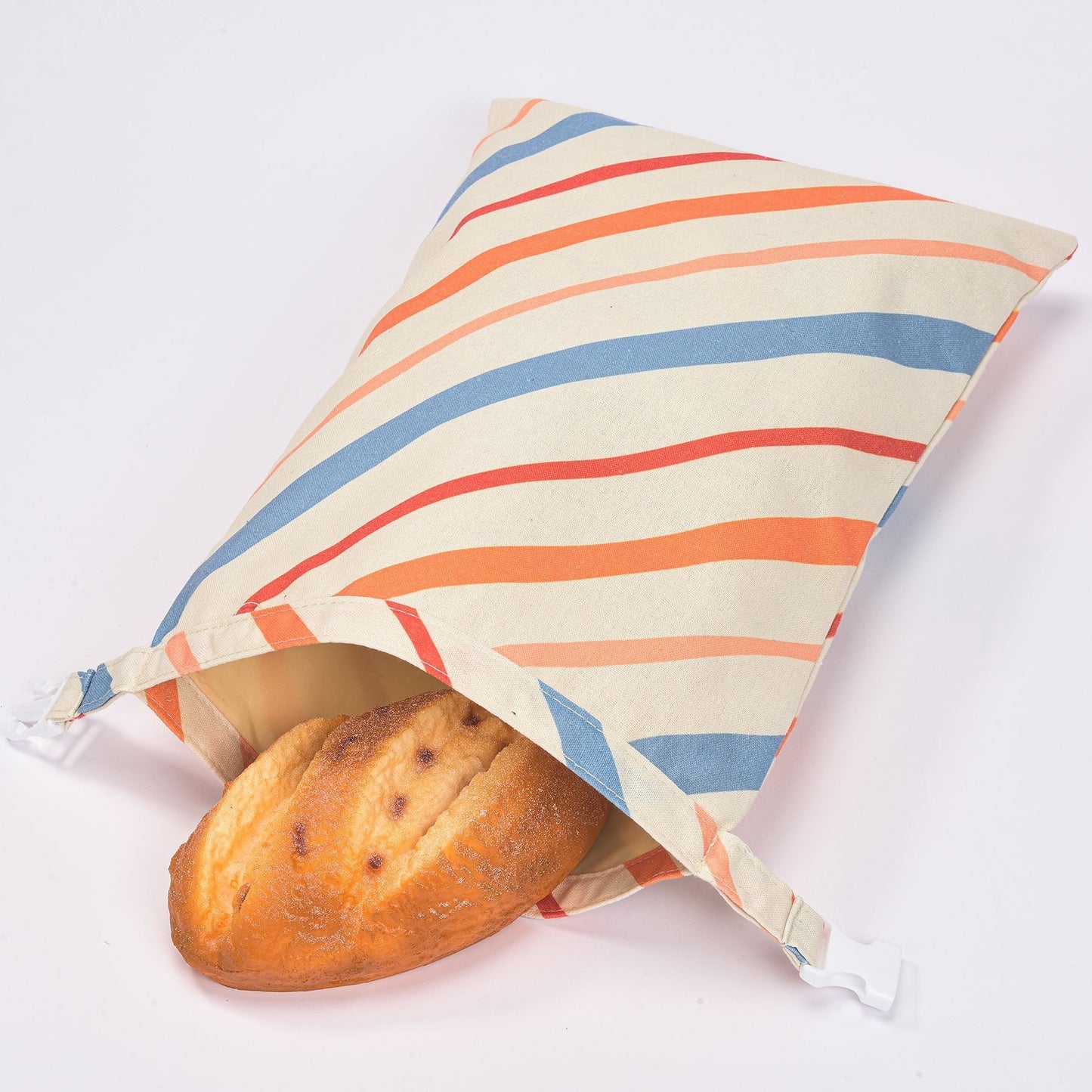 Cotton Linen Bread Bag – Reusable, Breathable Storage for Sourdough & Loaves